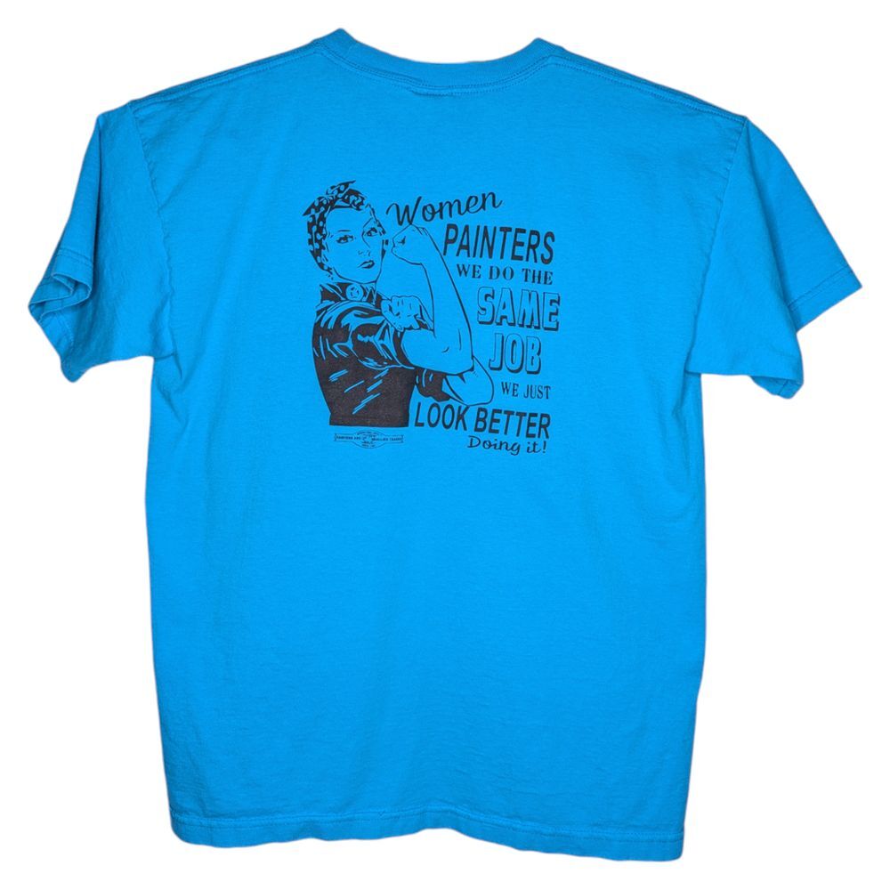 Vintage District Council DC 77 T Shirt XL Bayside Women Painters‎ Allied Union